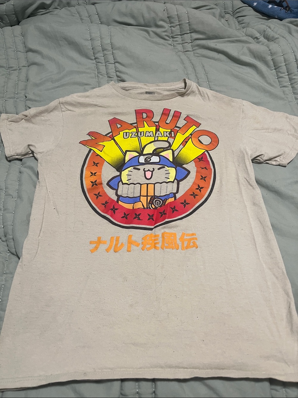 Naruto Uzumaki Graphic Kids T-Shirt - Cream